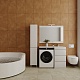 Style Line Мебель для ванной Даллас 110 R Люкс Plus 3 ящика белая – фотография-16